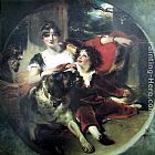 Sir Thomas Lawrence Famous Paintings - Mrs Maguire and her Son